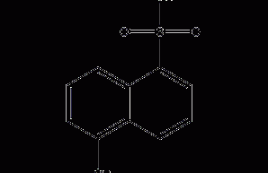 5-aminonaphthalene-1-sulfonic acid structural formula