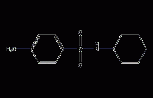 N-cyclohexyl-p-toluenesulfonamide structural formula