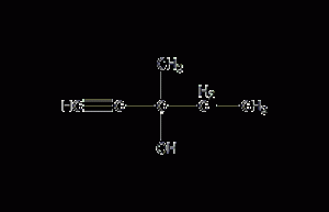 Methylpentynol Structural Formula