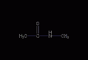 N-methylacetamide structural formula