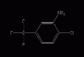 3-amino-4-chlorotrifluorotoluene structural formula