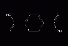 2,5-pyridinedicarboxylic acid structural formula