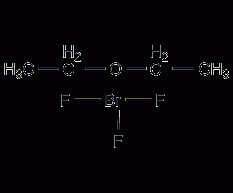 Boron trifluoride diethyl ether structural formula