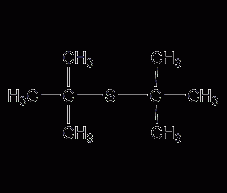 tert-butyl sulfide structural formula