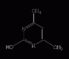 4,6-dimethyl-2-hydroxypyrimidine structural formula