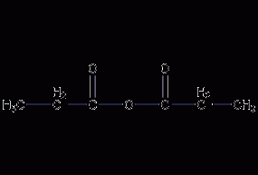 Propionic anhydride structural formula