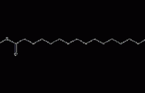 Methyl palmitate structural formula