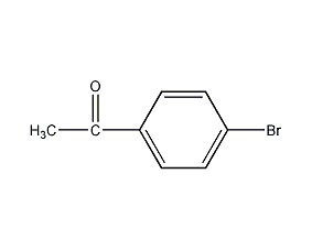 Structural formula of p-bromoacetophenone