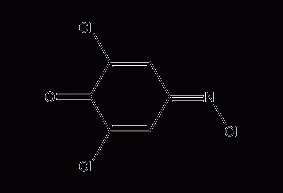 2,6-dichloroquinone-4-chloroimine structural formula