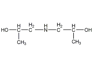 Diisopropanolamine structural formula