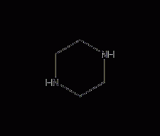 Piperazine structural formula