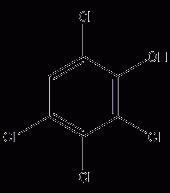 2,3,4,6-tetrachlorophenol structural formula