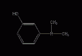 3-Dimethylaminophenol Structural Formula