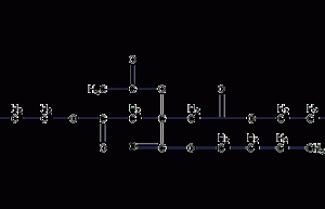 Acetyl tributyl citrate structural formula