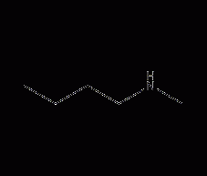 N-methylbutylamine structural formula