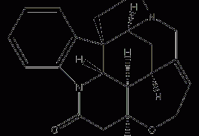 Strychnine structural formula