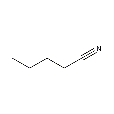 Valeronitrile Structural Formula