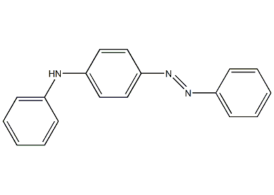 4-phenylazodiphenylamine structural formula