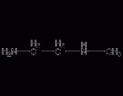 N-methylethylenediamine structural formula