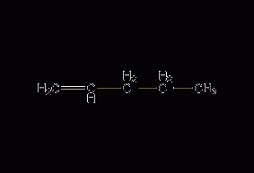 1-pentene structural formula