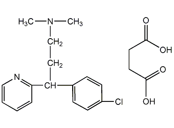 Chlorpheniramine Maleate Structural Formula