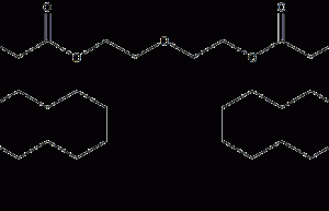 Structural formula of diglycol distearate