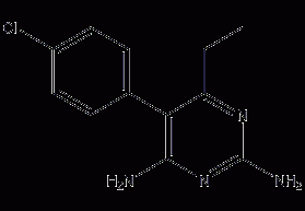 Pyrimethamine Structural Formula