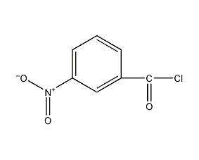 m-nitrobenzoyl chloride structural formula