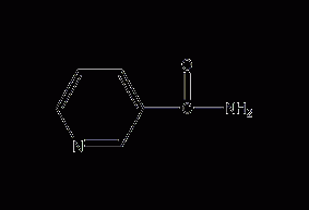 Nicotinamide structural formula