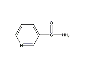 Nicotinamide structural formula