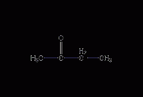 2-Butanone structural formula