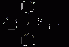 Allenyltriphenyltin structural formula