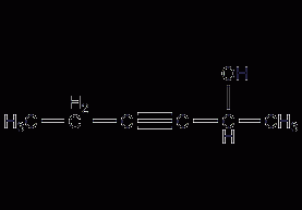 3-hexyn-2-ol structural formula