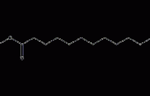 Methyl laurate structural formula