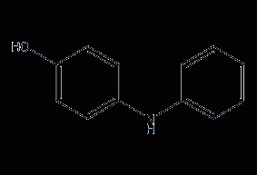 4-hydroxydiphenylamine structural formula