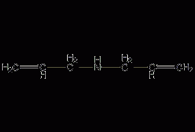 Diallylamine structural formula