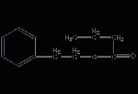 Phenethyl butyrate structural formula