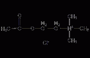 Acetylcholine chloride structural formula