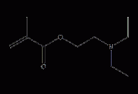 Diethylaminoethyl methacrylate structural formula