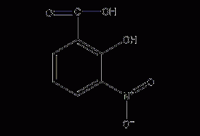 3-nitrosalicylic acid structural formula