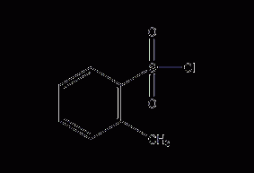 O-toluenesulfonyl chloride structural formula