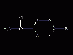 4-Bromo-N,N-dimethylaniline structural formula