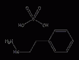 Phenelzine sulfate structural formula