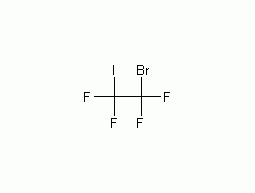 1-bromo-2-iodotetrafluoroethane structural formula