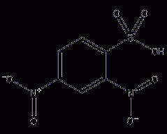 2,4-dinitrobenzene sulfonic acid structural formula