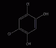 4,6-dichlororesorcinol structural formula