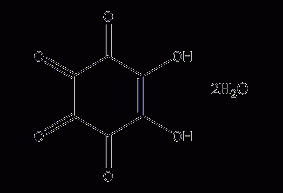 Structure formula of rose bengic acid dihydrate