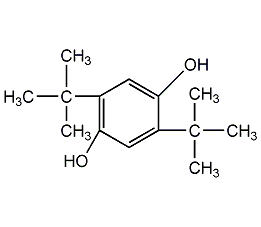 2,5-di-tert-butylhydroquinone structural formula