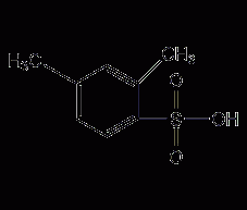 M-xylene-4-sulfonic acid structural formula