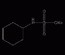 Sodium cyclohexyl sulfamate structural formula